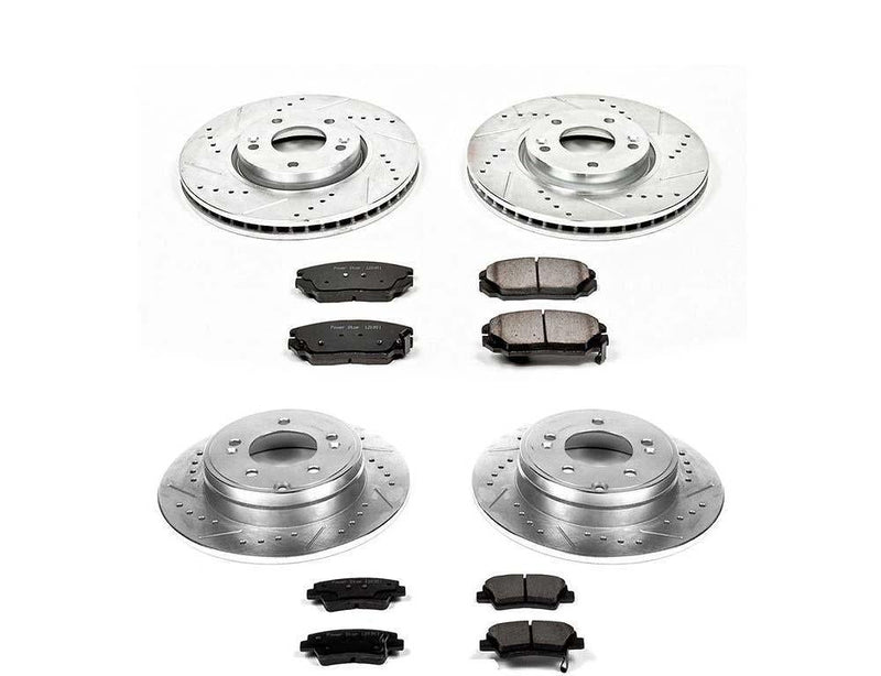 Brake Kit Front Rear Z23 Evolution Sport - Power Stop 2008-10 Hyundai Sonata