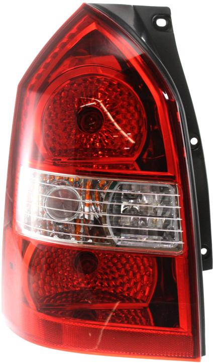 Tail Light Left Single Clear Red W/ Bulb(s) - Replacement 2005-2006 Tucson 4 Cyl 2.0L