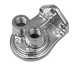 Oil Filter Relocation Mounting Plate Single Aluminum - Transdapt Universal