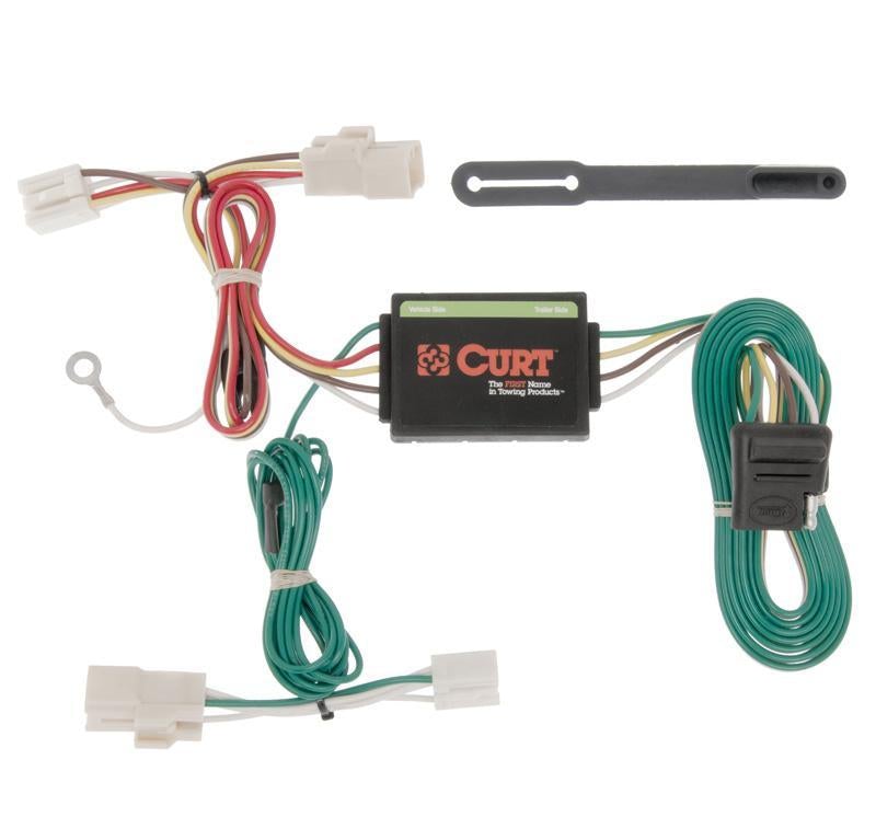 Wiring Harness 4 Way Flat Output Custom - Curt 2012-17 Hyundai Accent