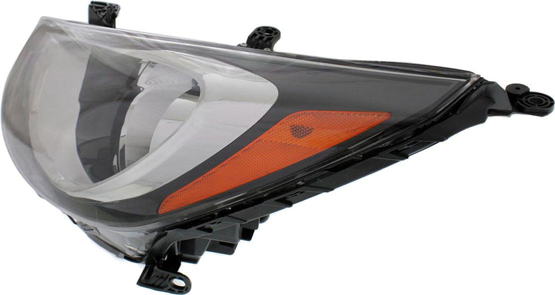 Headlight Left Single Clear W/ Bulb(s) - Replacement 2012-2014 Accent