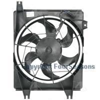 Cooling Fan Assembly Single - 4-Seasons 1996-2000 Elantra