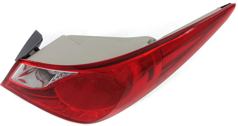 Tail Light Set Of 2 Clear Red W/ Bulb(s) - Replacement 2011-2012 Sonata