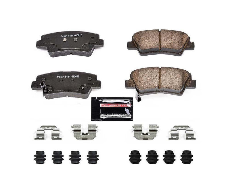 Brake Pad Z23 Evolution Sport w/ Hardware Rear - Power Stop 2012-19 Hyundai Accent