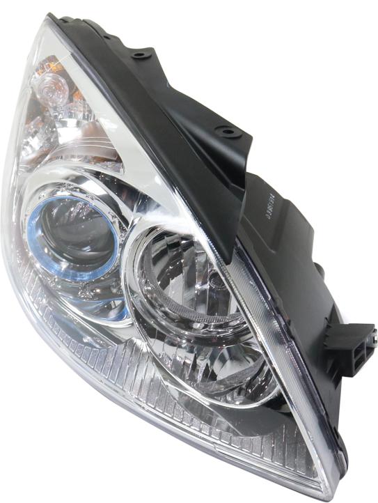 Headlight Right Single Clear W/ Bulb(s) Capa Certified - Replacement 2010-2012 Elantra