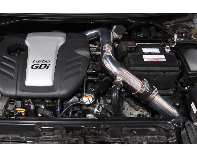 Cold Air Intake Kit Converts To Short Ram Black - HPS Performance Products 2013-17 Hyundai Veloster 4Cyl 1.6L