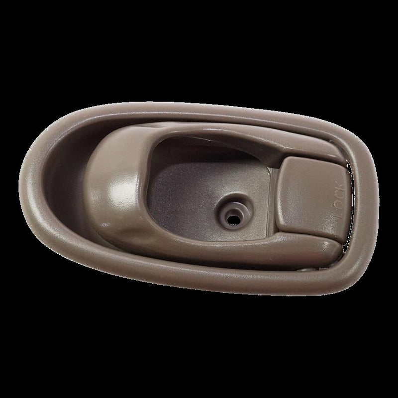 Interior Door Handle Single Beige W/ Door Lock Button - Replacement 1996-1998 Elantra 4 Cyl 1.8L