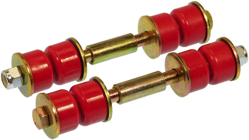 Sway Bar Link Set Of 2 Red Polyurethane - Prothane Universal