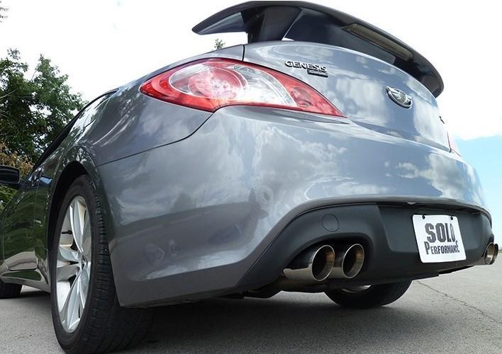 Catback Exhaust System Mach-x-gen-turbo - Solo Performance 2010-14 Hyundai Genesis Sedan