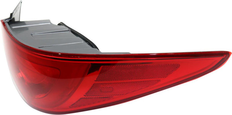 Tail Light Right Single Clear Red Capa Certified W/ Bulb(s) Sedan - ReplaceXL 2015-2017 Accent