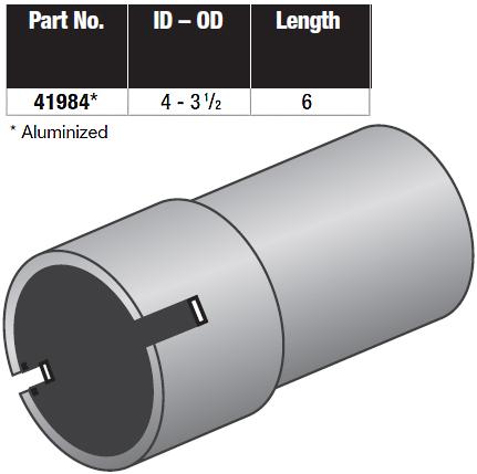 Exhaust Pipe Single Aluminized Steel - Dynomax Universal