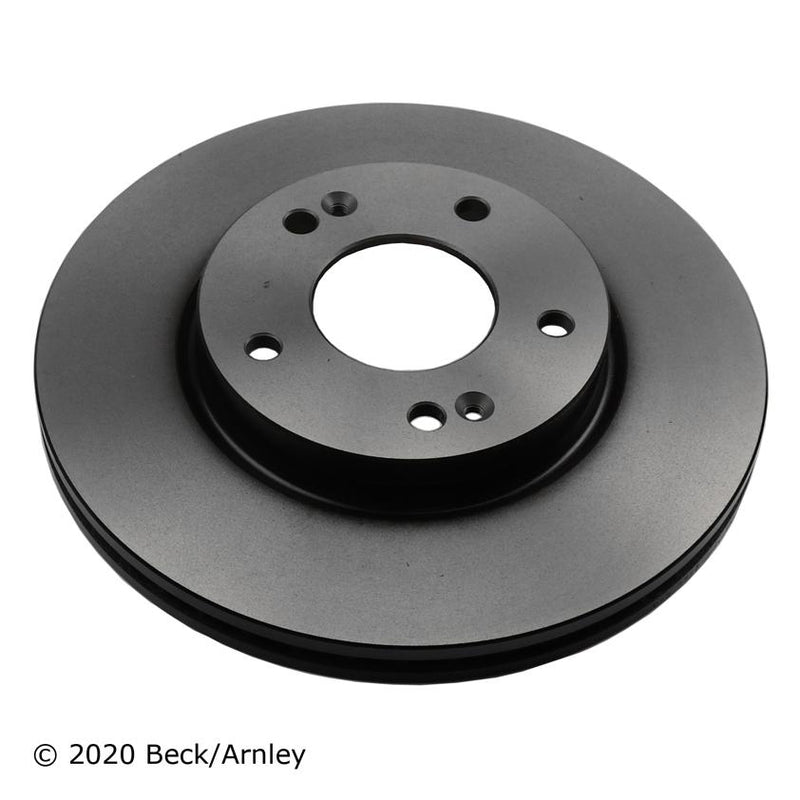 Brake Disc Single Plain Surface Vented Premium Series - Beck Arnley 2017-2020 Ioniq