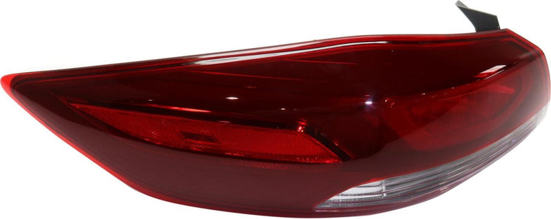 Tail Light Set Of 2 Clear W/ Bulb(s) - Replacement 2017-2019 Elantra