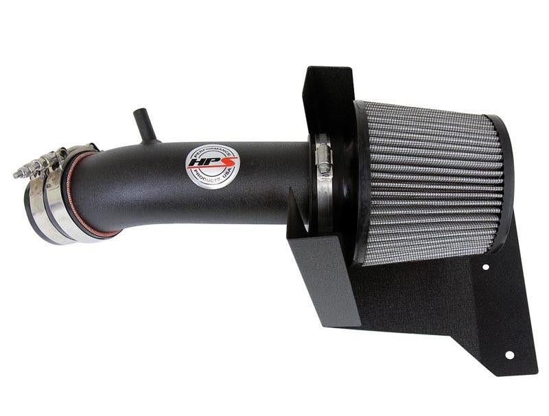 Short Ram Air Intake Incl. Heat Shield Black 827-538WB - HPS Performance Products 2011-16 Hyundai Elantra 4Cyl 1.8L