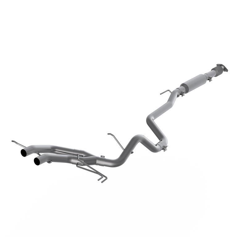 Catback Exhaust System 2.5" Aluminized Steel Exits Dual - MBRP 2013-17 Hyundai Veloster