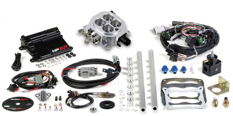 Fuel Injection Kit Kit Polished Hp Universal Retrofit Efi Series - Holley Universal