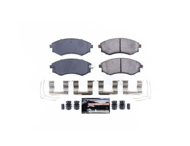 Brake Pad Z23 Evolution Sport w/ Hardware Front Z23-449 - Power Stop 1992-01 Hyundai Elantra