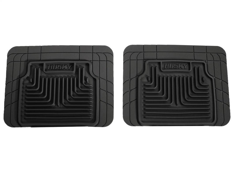 Floor Mats / 2 Pieces Black Rubberized&thermoplastic Heavy Duty Series - Husky Liners 2004 Tiburon 4 Cyl 2.0L
