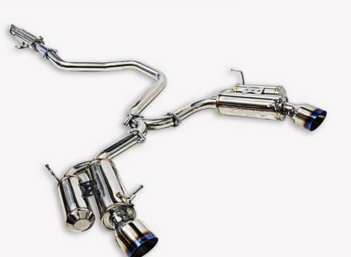 Catback Exhaust Stainless DT-S w/ Tips Burnt - ARK 2003-08 Hyundai Tiburon V6 2.7L