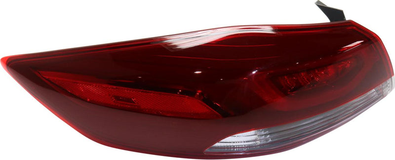 Tail Light Left Single Clear W/ Bulb(s) - Replacement 2017 Elantra 4 Cyl 2.0L