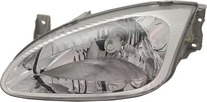 Headlight Left Single Clear W/ Bulb(s) - Replacement 1999-2000 Elantra