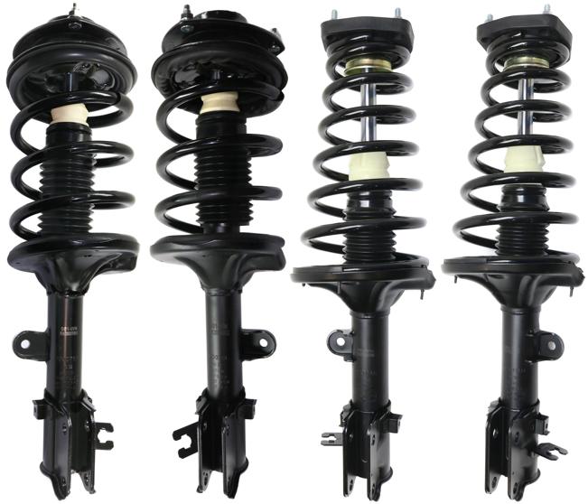 Shock Absorber And Strut Assembly Set Of 4 Black - TrueDrive 2005-2006 Tucson 4 Cyl 2.0L