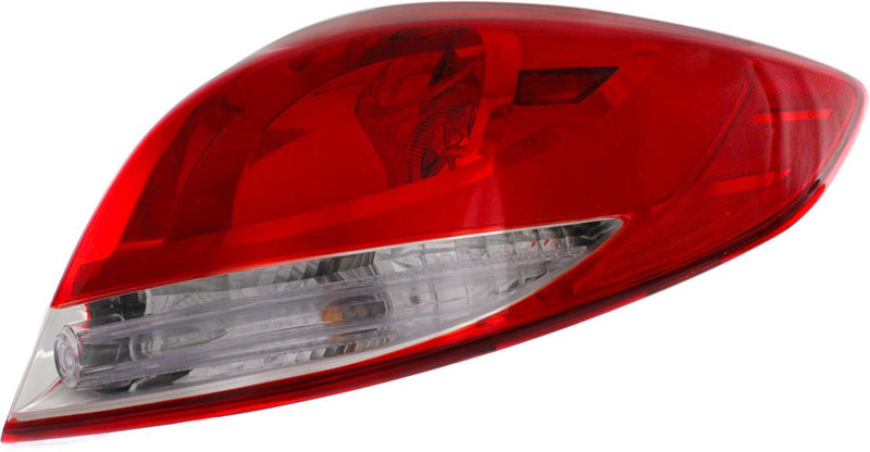 Tail Light Right Single Clear Red W/ Bulb(s) - Replacement 2012-2017 Veloster