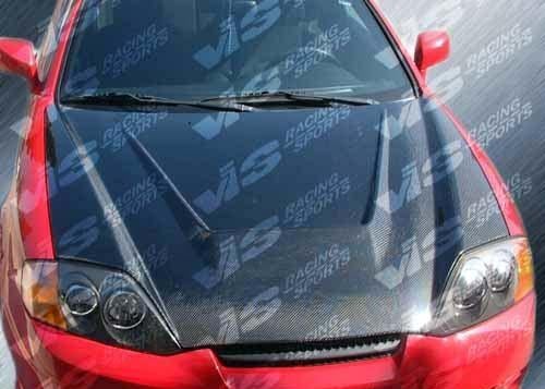 Hood Carbon Fiber Invader - VIS Racing 1996-06 Hyundai Tiburon