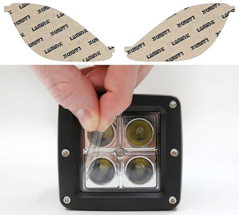 Fog Light Cover Clear HY117CL - Lamin-X 2011-13 Hyundai Elantra