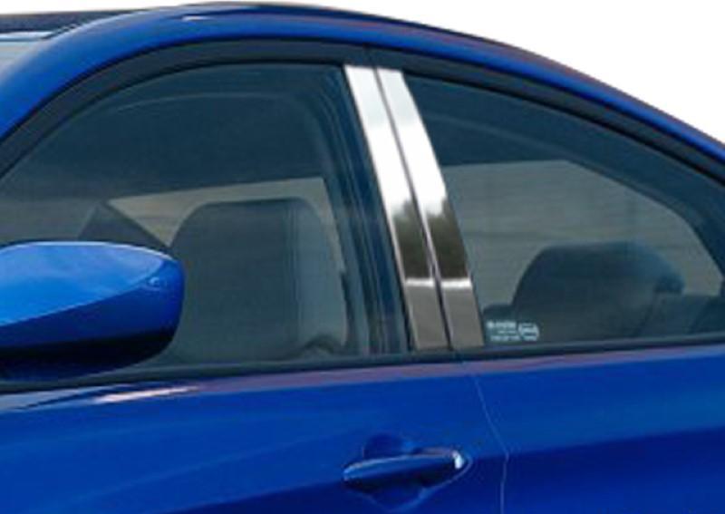 Pillar Post Trim 4 Piece Stainless - Quality Auto Accessories 2012-16 Hyundai Accent