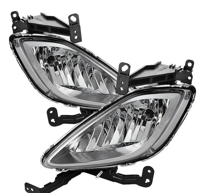 Fog Light Clear OEM Style w/ Switch FL-HYE2011-C - Spyder Auto 2011-13 Hyundai Elantra