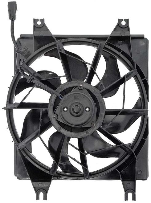 Cooling Fan Assembly Single Oe Solutions Series - Dorman 1995 Accent 4 Cyl 1.5L