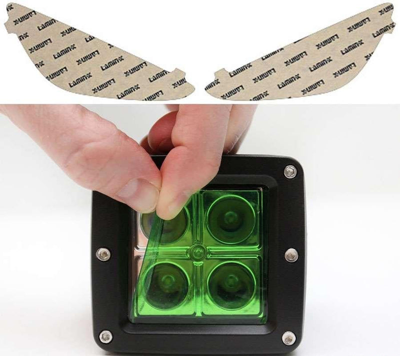 Fog Light Cover Green HY124GR - Lamin-X 2013-14 Hyundai Elantra