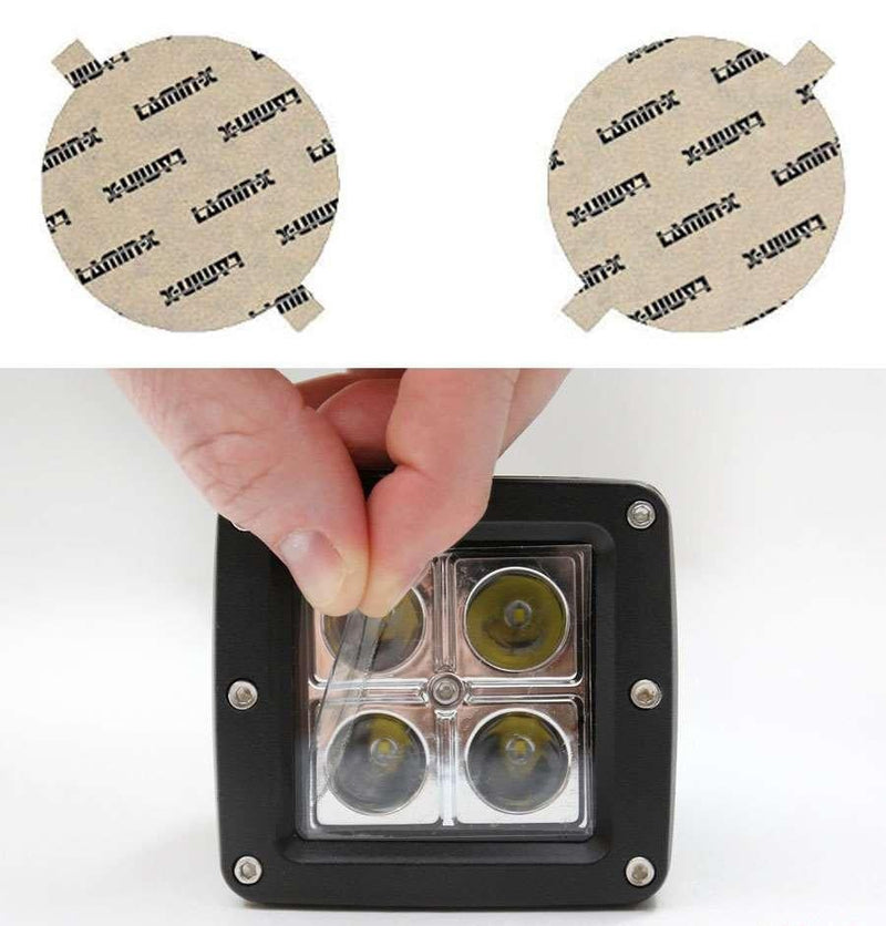 Fog Light Cover Clear - Lamin-X 2003-06 Hyundai Tiburon