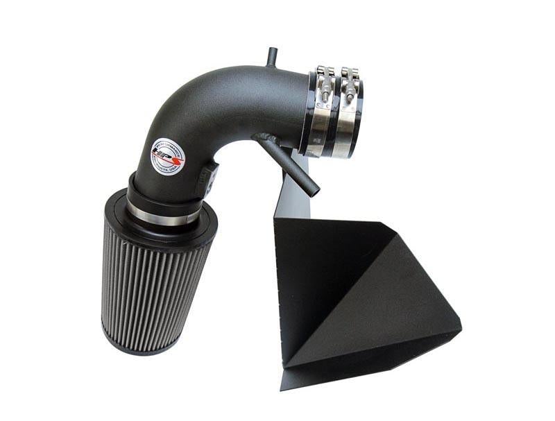 Cold Air Intake Kit Incl. Heat Shield Black - HPS Performance Products 2013-15 Hyundai Genesis Sedan V6 3.8L