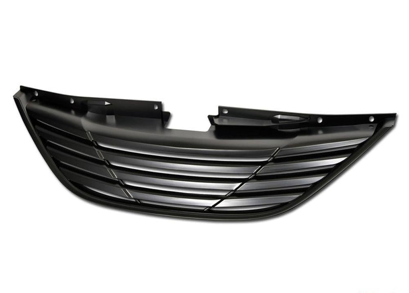 Grille Matte Black HORIZONTAL Style - Armordillo 2010-14 Hyundai Sonata