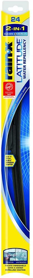 Wiper Blade Left Single Latitude Water Repellency 2-n-1 Series - Rain-X Universal