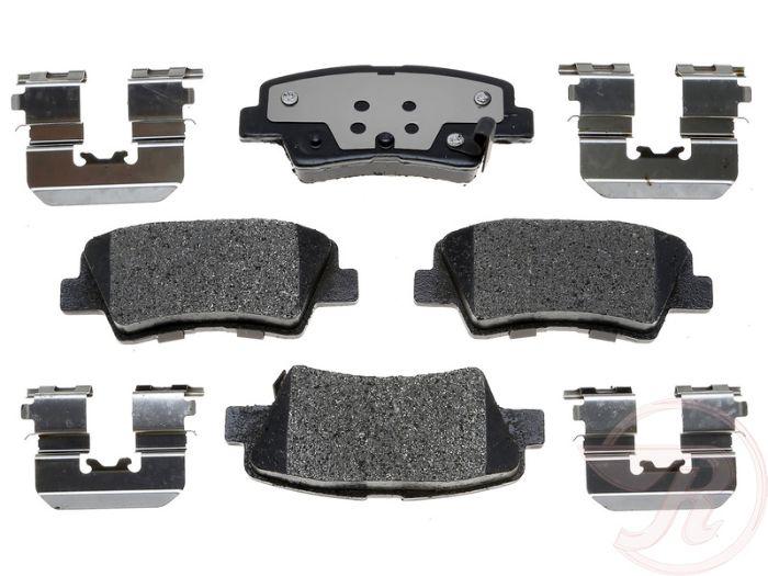 Brake Pad Set Set Of 2 Ceramic And Semi-metallic Eht Series - Raybestos 2011-2012 Elantra 4 Cyl 1.8L