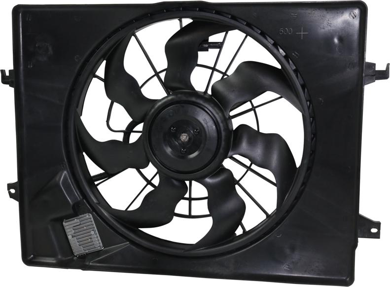 Cooling Fan Assembly Single - Replacement 2011-2013 Sonata 4 Cyl 2.4L
