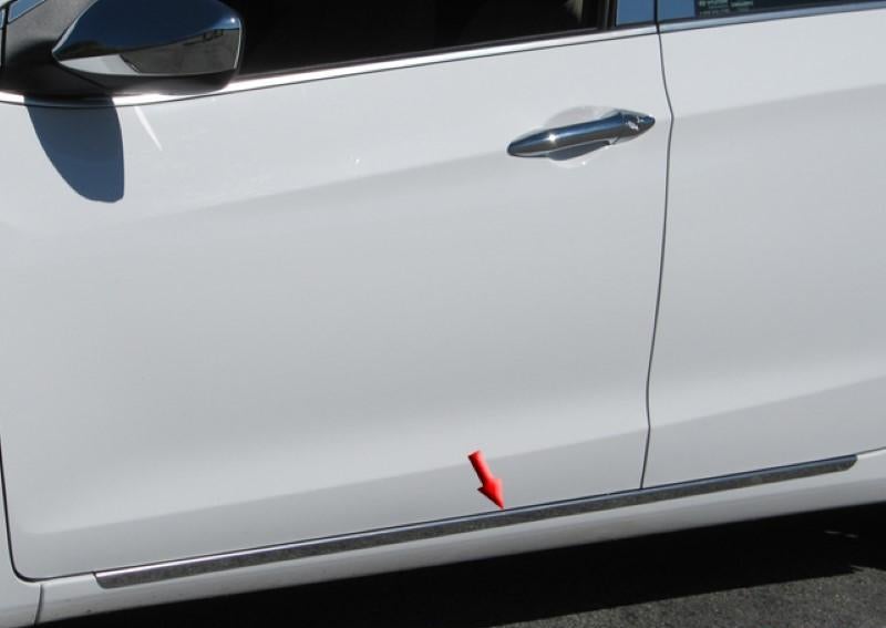 Rocker Panel Trim 2 Piece Stainless Steel TH13346 - Quality Auto Accessories 2013-17 Hyundai Elantra