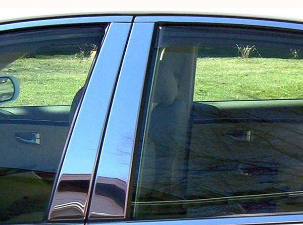 Pillar Post Trim 4 Piece Stainless - Quality Auto Accessories 2006-11 Hyundai Azera