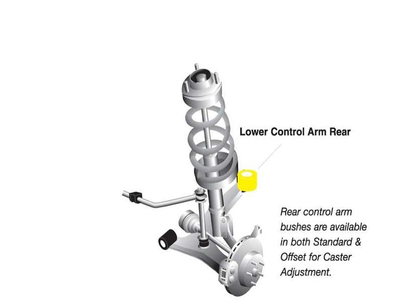 Bushing Lower Inner Rear Caster Correction KCA437 - Whiteline 2011-21 Hyundai Veloster
