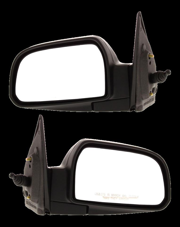 Mirror Set Of 2 Textured Black - Kool Vue 2005-2006 Tucson 4 Cyl 2.0L