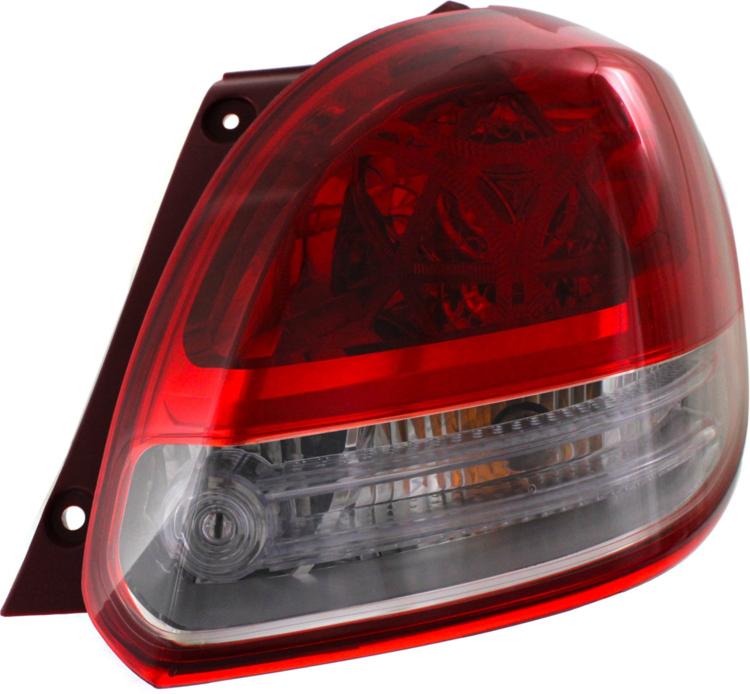 Tail Light Set Of 2 Clear Red W/ Bulb(s) - Replacement 2012-2017 Veloster
