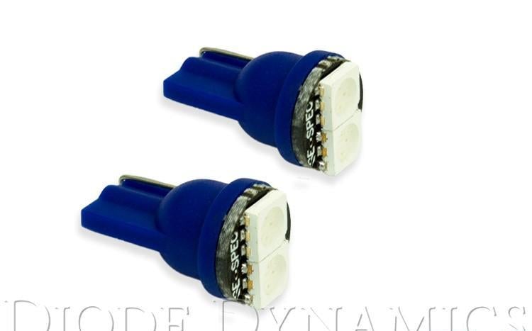 Bulbs Pair Blue LED 194 SMD2 - Diode Dynamics 2003-08 Hyundai Tiburon  and more