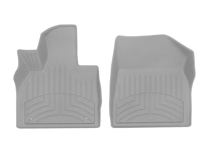 Floor Mats 1st 2 Pieces Gray Thermoplastic Hp Series - Weathertech 2020-2021 Palisade
