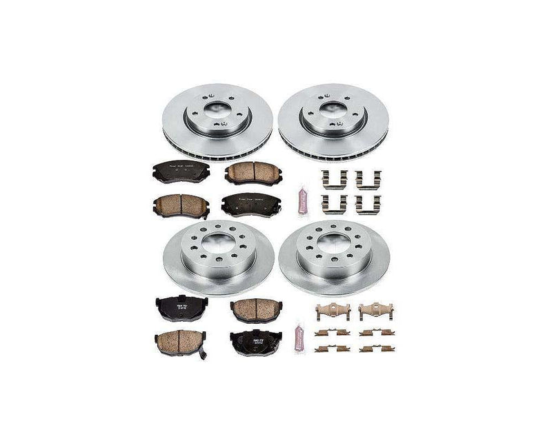 Brake Kit Front Rear - Power Stop 2003-08 Hyundai Tiburon