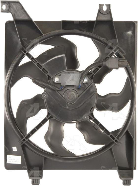Cooling Fan Assembly Single - 4-Seasons 2007-2010 Accent
