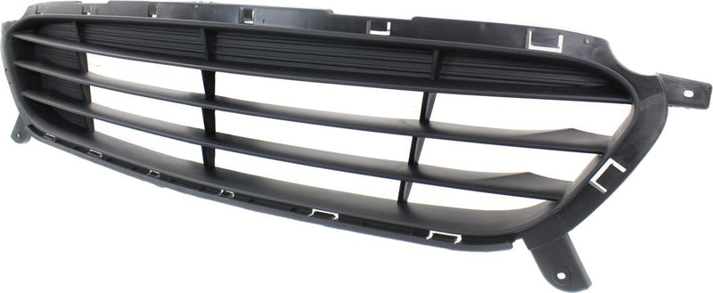 Bumper Grille Single Textured Gray Plastic Capa Certified - Replacement 2014 Accent