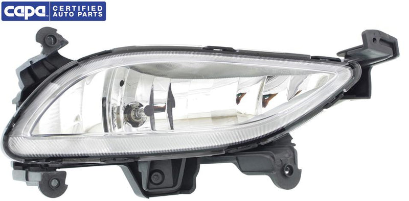 Fog Light Right Single Capa Certified W/ Bulb(s) - Replacement 2011-2012 Sonata